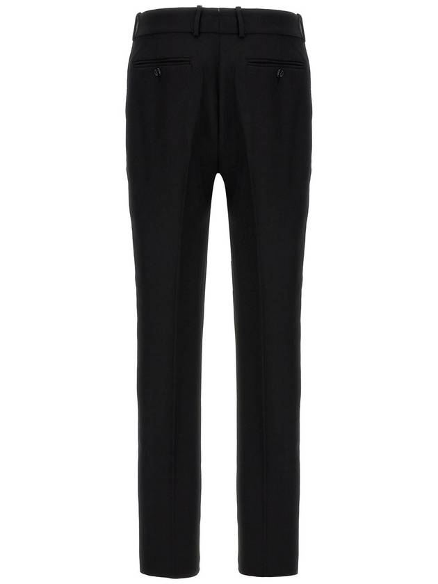 Men's Tailored Cigarette Straight Pants Black - ALEXANDER MCQUEEN - BALAAN 3