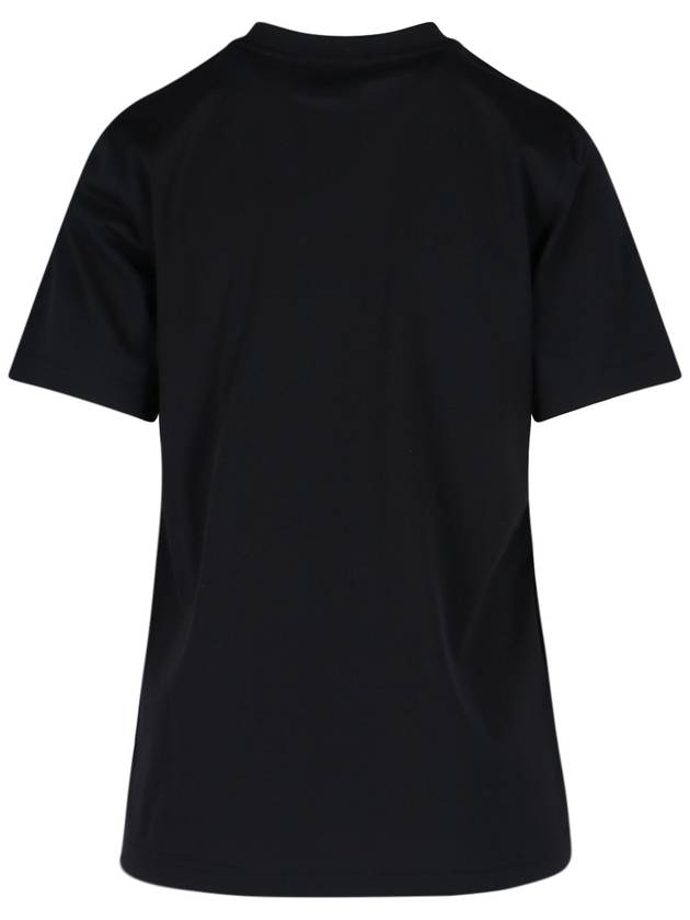 logo short sleeve t-shirt black - BURBERRY - BALAAN 3