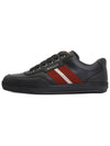 Oriano New Low Top Sneakers Black - BALLY - BALAAN 4