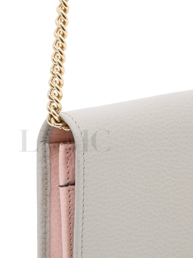 GG Marmont Mini Chain Bag Flap Cross 497985 - GUCCI - BALAAN 5