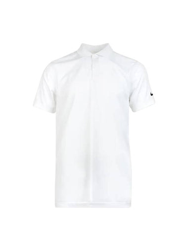 Golf PK Collar Short Sleeve T-Shirt White - NIKE - BALAAN 1