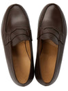 Leather Loafer Chocolate - J.M. WESTON - BALAAN 3