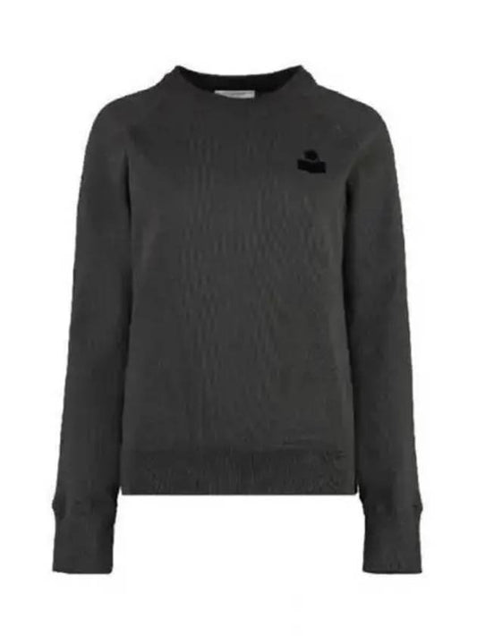 Mila Logo Sweatshirt Faded Black SW0004FAA1M07E02FK - ISABEL MARANT - BALAAN 1