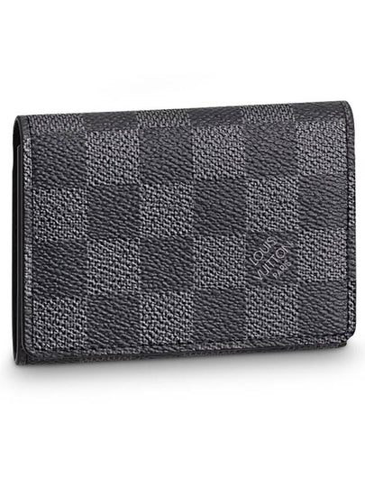 Damier Envelope Business Card Wallet Graphite - LOUIS VUITTON - BALAAN 2