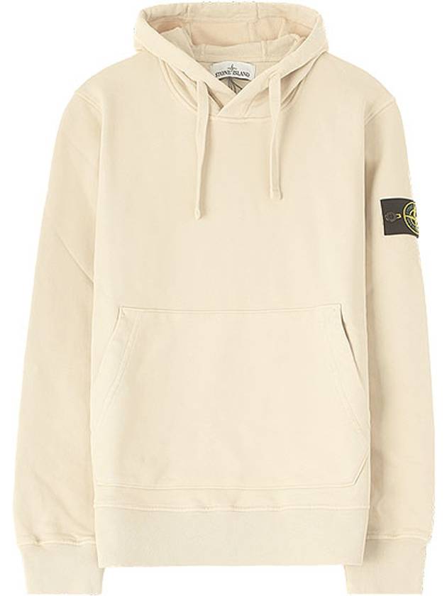 20SS 721564151 V0090 Wappen Hooded T-shirt Beige Men's T-shirt TEO - STONE ISLAND - BALAAN 1