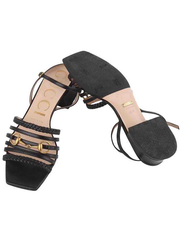 645404 Horsebit heel sandals 36 1 2 size 33711Y - GUCCI - BALAAN 7