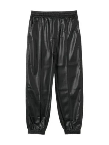 Nanushka Biter Leather Elastic Pants Black - NANUSHKA - BALAAN 1