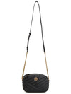 Chevron Kira Small Camera Cross Bag Black - TORY BURCH - BALAAN 8