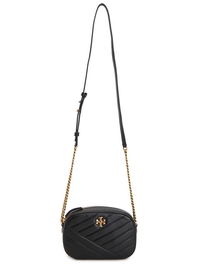 Chevron Kira Small Camera Cross Bag Black - TORY BURCH - BALAAN 8