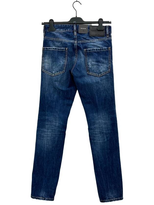 Men's Dark Semplice Wash Cool Guy Skinny Jeans Blue - DSQUARED2 - BALAAN 3