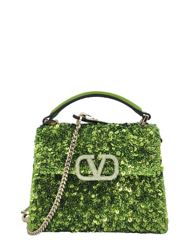 Women s V sling sequin mini bag 4168 - VALENTINO - BALAAN 2