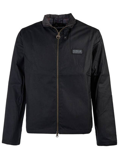 Men's International Mind Wax Jacket Black - BARBOUR - BALAAN 2