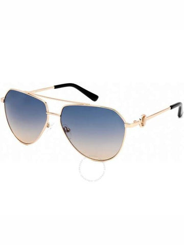 Guess Factory Gradient Blue Pilot Ladies Sunglasses GF6140 32W 62 - GUESS - BALAAN 1