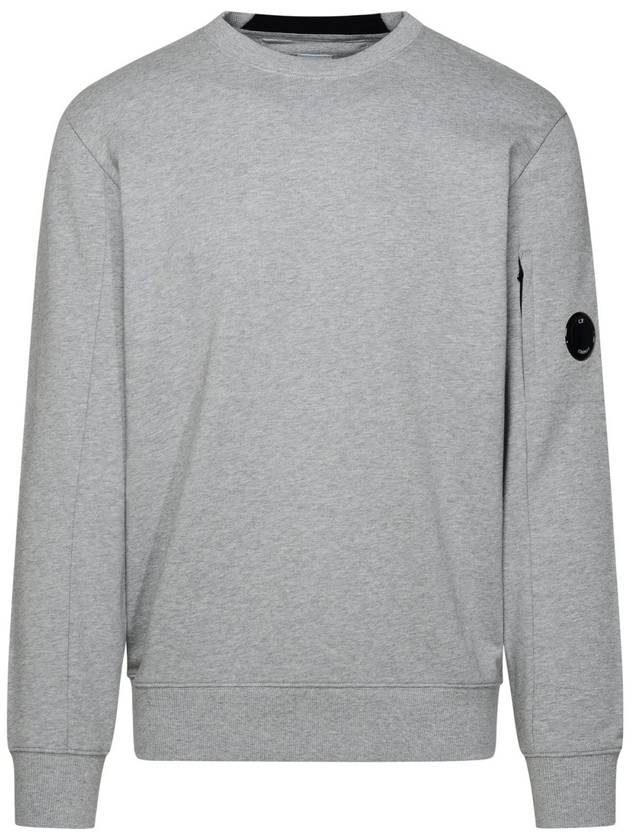 Diagonal Raised Fleece Sweatshirt Grey - CP COMPANY - BALAAN 2