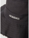 Le Bob Artichaut Bucket Hat Black - JACQUEMUS - BALAAN 6