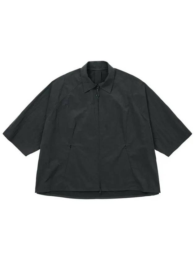 Nylon Cape Shirt CHARCOAL - AJOBYAJO - BALAAN 1