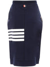 Women's 4-Bar Stripe Drawstring Skirt Navy - THOM BROWNE - BALAAN 3