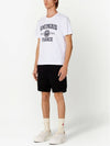 Varsity Logo Short Sleeve T-Shirt White - AMI - BALAAN 6