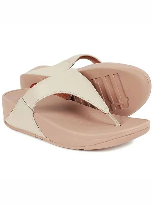 Women s flip flop sandals Lulu leather stone beige I88 A20 - FITFLOP - BALAAN 2