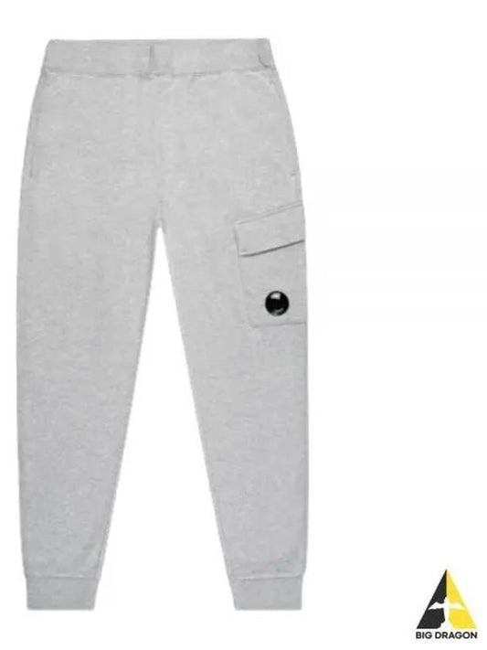 Diagonal Raised Fleece Cargo Track Pants Grey - CP COMPANY - BALAAN 2