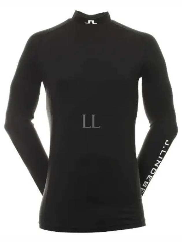 Men's Aello Soft Compression Long Sleeve T-Shirt Black - J.LINDEBERG - BALAAN 2