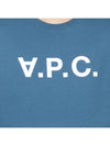 VPC Logo Crew Neck Sweatshirt Blue - A.P.C. - BALAAN 9