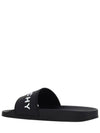 Logo Rubber Slide Slippers Black - GIVENCHY - BALAAN 6