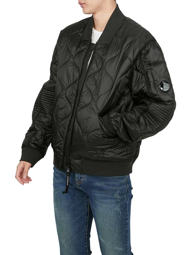 Liner Padded Bomber Jacket Black - CP COMPANY - BALAAN 6