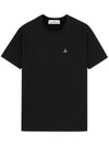 Chest ORB Logo Short Sleeve T-Shirt Black - VIVIENNE WESTWOOD - BALAAN 3