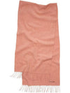 Wool Fringe Scarf Rose Melange - ACNE STUDIOS - BALAAN 1