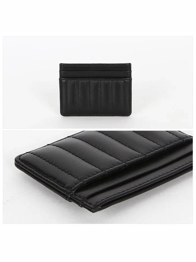 Lola Quilted Card Wallet Black - BURBERRY - BALAAN 4