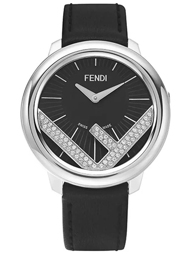 F710031011C0 Diamond Women s Leather Watch - FENDI - BALAAN 4