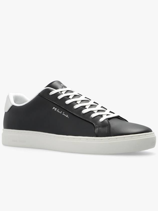 Rex Stripe Logo Low Top Sneakers Black - PAUL SMITH - BALAAN 5