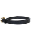 GG Marmont Double Buckle Thin Belt Black - GUCCI - BALAAN 3