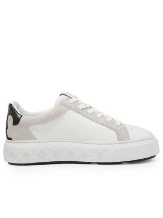 Ladybug Suede Leather Low Top Sneakers White - TORY BURCH - BALAAN 2