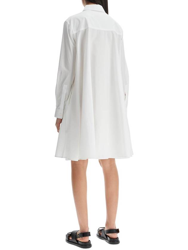 white cotton dress with embroidery - MARNI - BALAAN 3