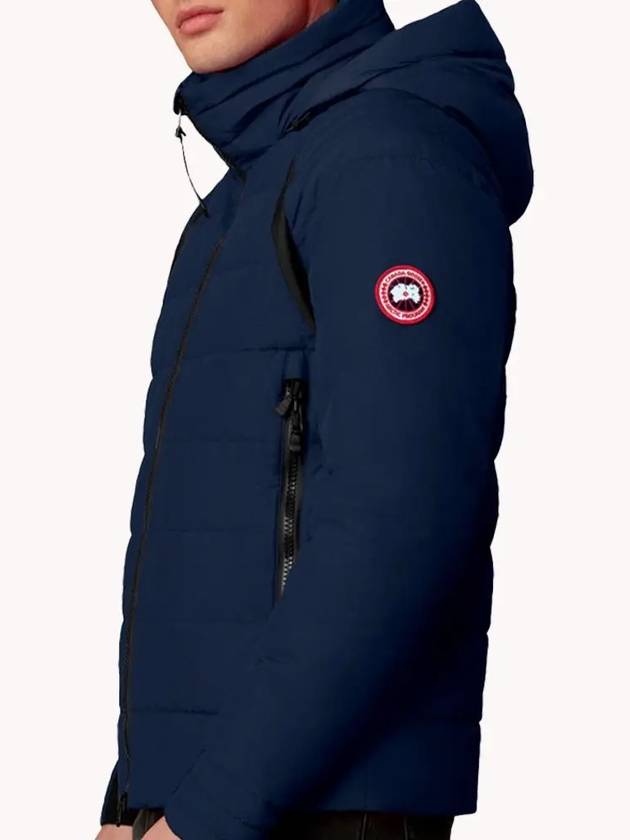 Highbridge Base Down Mat Hood Padding Navy - CANADA GOOSE - BALAAN 3