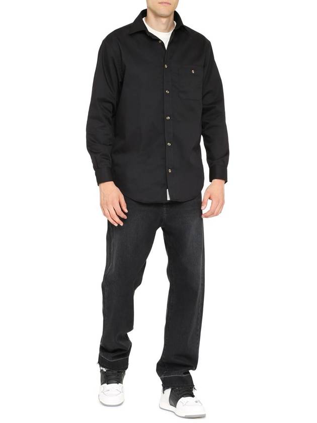 Drôle De Monsieur Cotton Twill Shirt - DROLE DE MONSIEUR - BALAAN 3