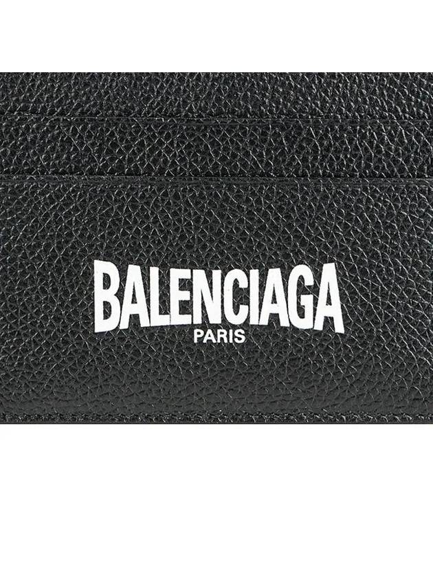 Logo Print Card Wallet Black - BALENCIAGA - BALAAN 5