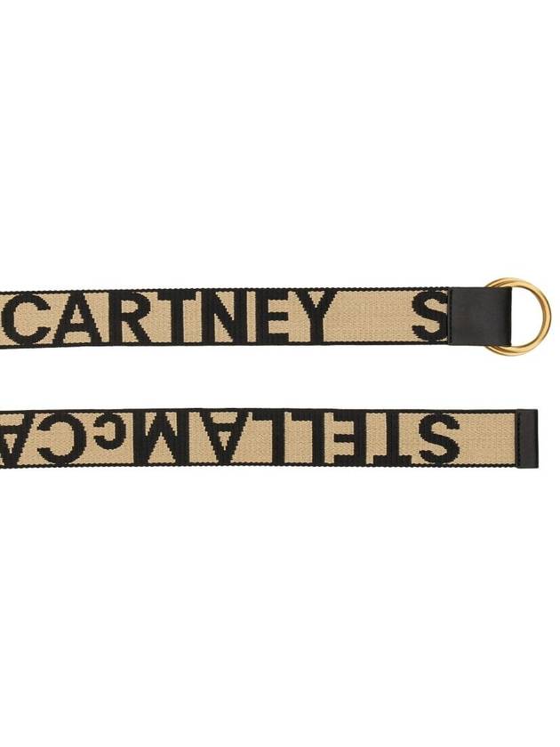 logo fabric belt beige - STELLA MCCARTNEY - BALAAN 5