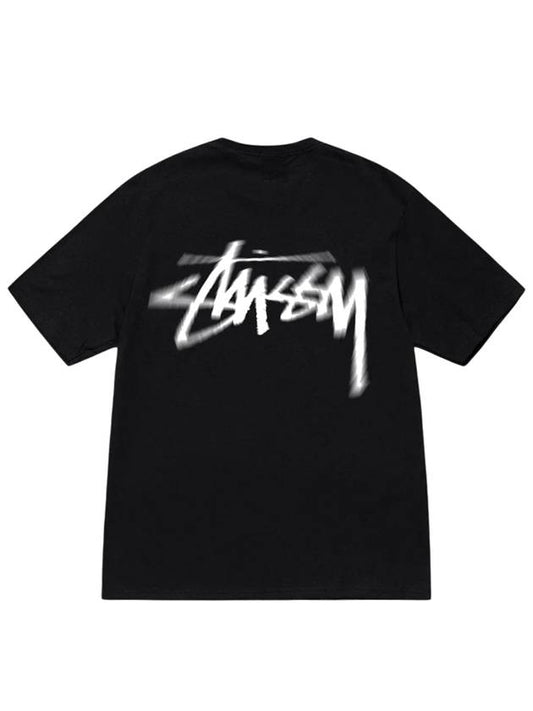 digi stock t shirt black men - STUSSY - BALAAN 1