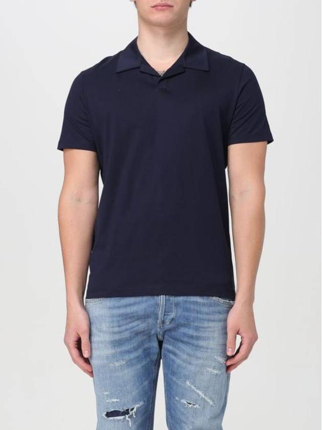 Short Sleeve T-Shirt US330JF0271UXX894 Blue - DONDUP - BALAAN 1