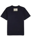 Back Logo Patch Pocket Short Sleeve T-Shirt Navy - ACNE STUDIOS - BALAAN 4