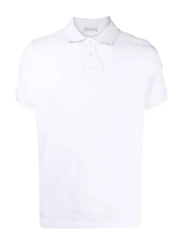 20SS 8A70510 84556 001 Polo T-shirt White Men’s T-shirt - MONCLER - BALAAN 1