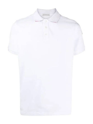 20SS 8A70510 84556 001 Polo T-shirt White Men’s T-shirt - MONCLER - BALAAN 1