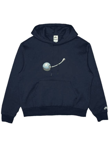 SB Fleece Pullover Skate Hoodie  Armor Navy - NIKE - BALAAN 1