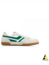 Jackson Suede Low Top Sneakers Green Ivory - TOM FORD - BALAAN 2