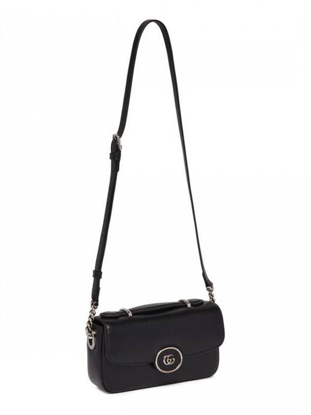 Petite GG Mini Shoulder Bag Black - GUCCI - BALAAN 3