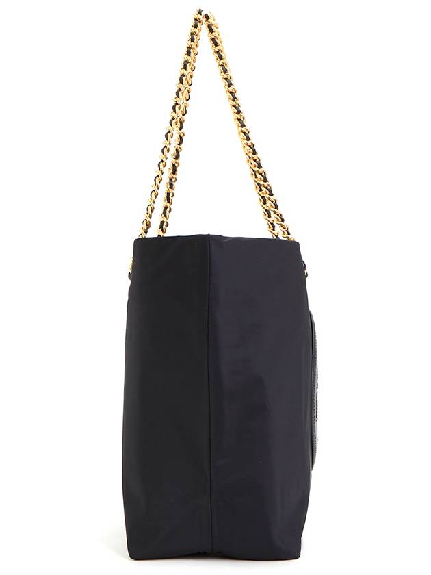 Ella Chain Tote Bag Black - TORY BURCH - BALAAN 4