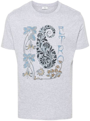 Etro T-Shirt With Print - ETRO - BALAAN 1